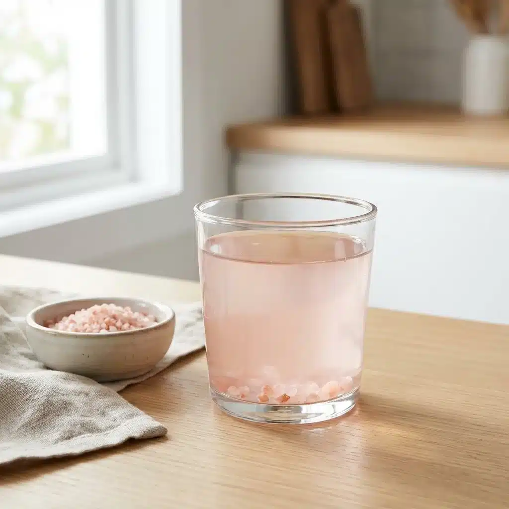 Simple Pink Salt Water Benefits Drink