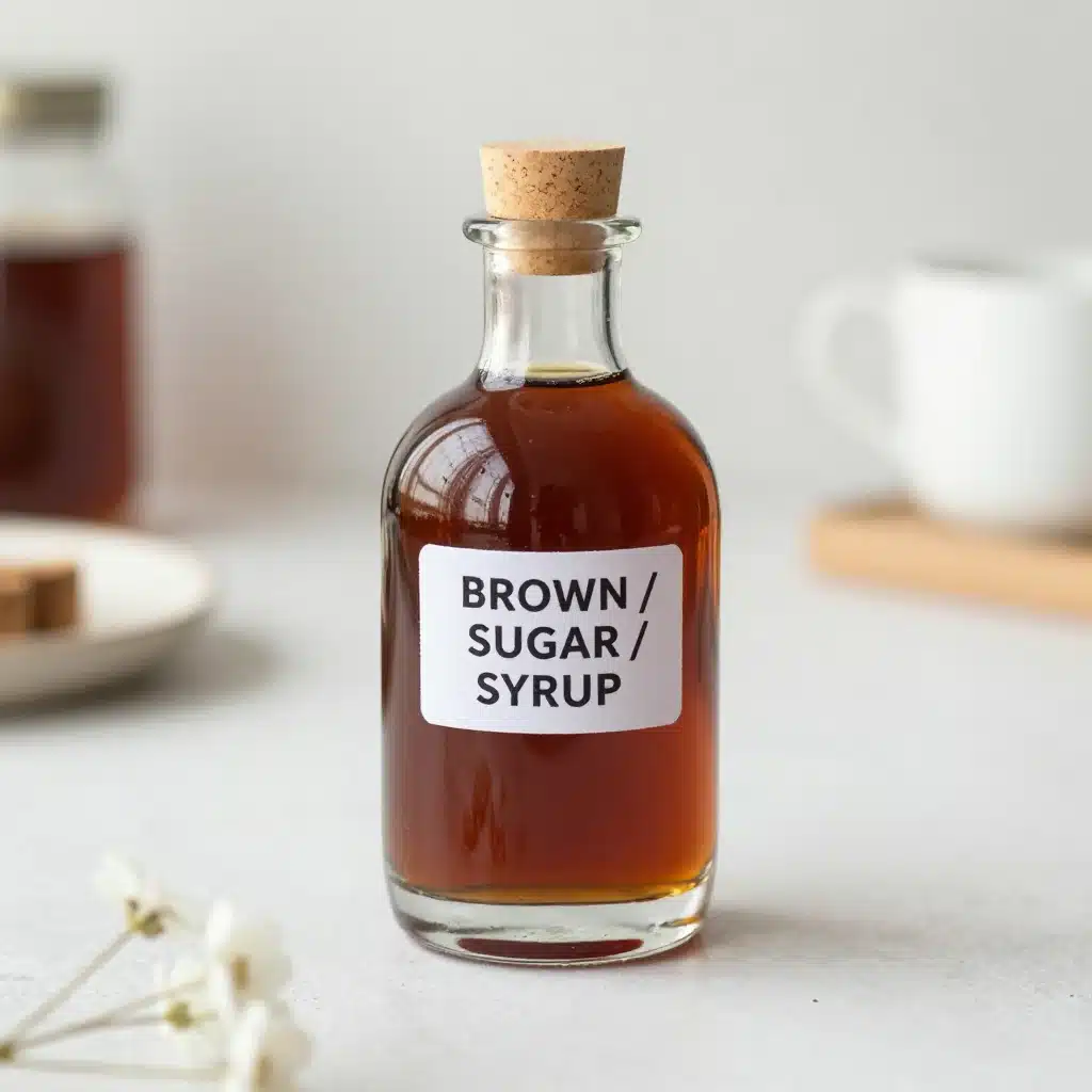 Starbucks Inspired Brown Sugar Syrup for Coffee