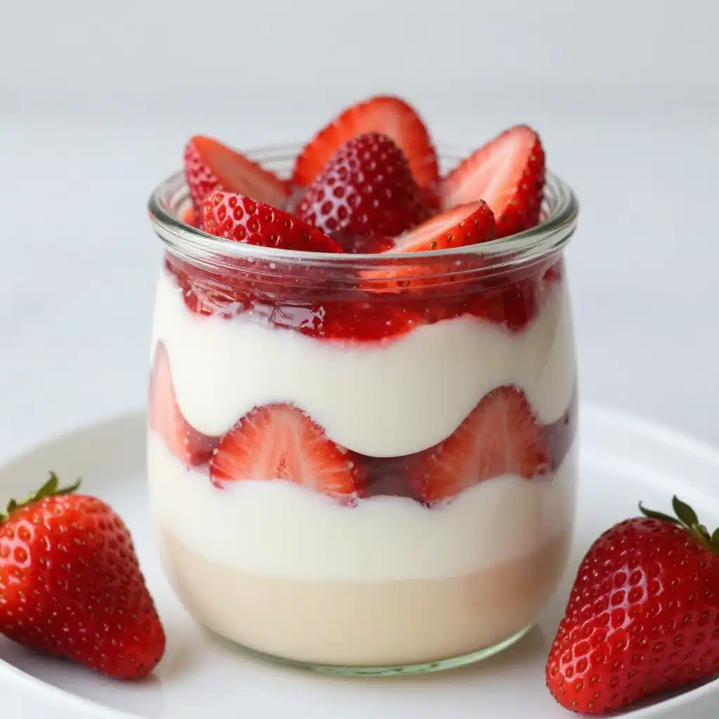 Strawberry Cheesecake Chia Pudding 🍓🍰