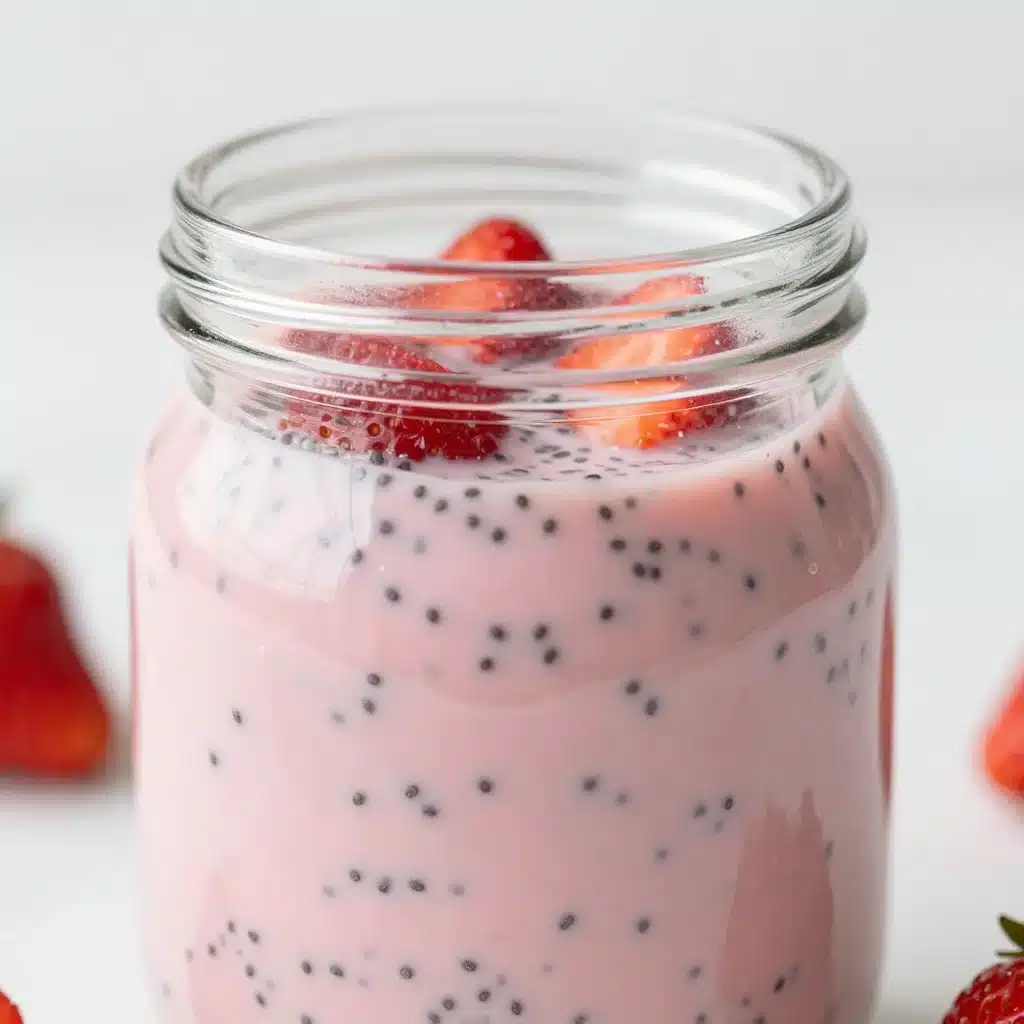Strawberry Chia Seed Pudding