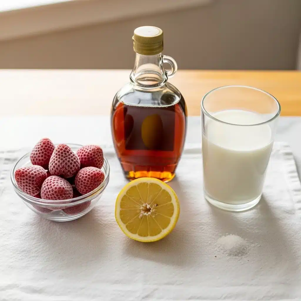 Strawberry Lemon Smoothie (Paleo, AIP, Vegan) 2 Strawberry Lemon Smoothie (Paleo, AIP, Vegan)