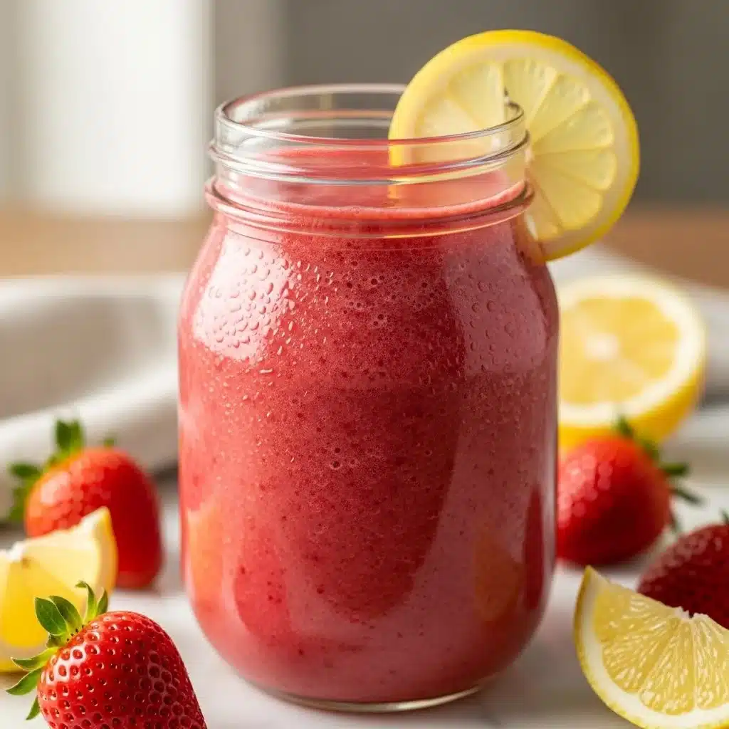 Strawberry Lemon Smoothie (Paleo, AIP, Vegan) 3 Strawberry Lemon Smoothie (Paleo, AIP, Vegan)