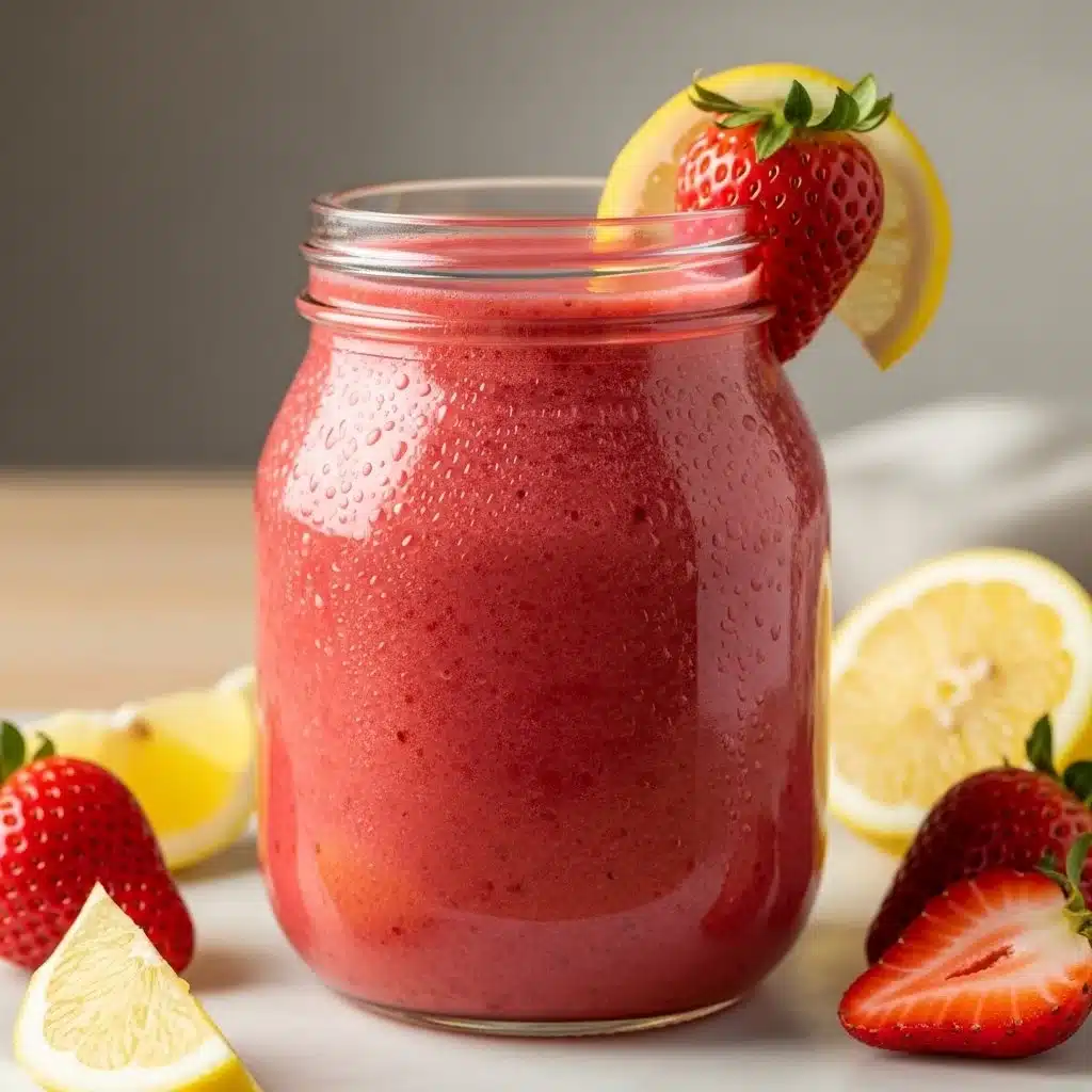 Strawberry Lemon Smoothie (Paleo, AIP, Vegan) 4 Strawberry Lemon Smoothie (Paleo, AIP, Vegan)