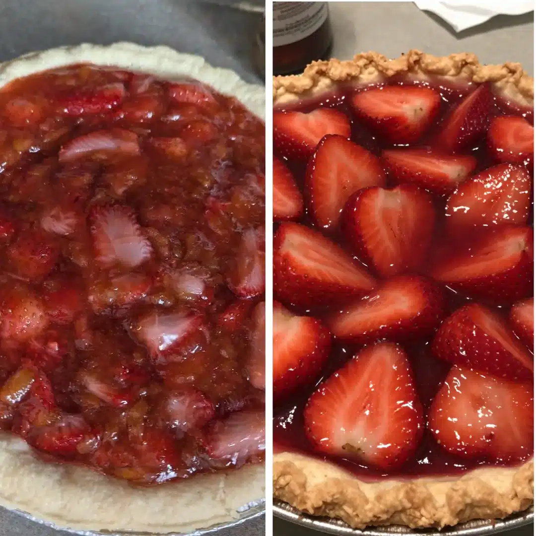 Strawberry Rhubarb Pie Embraced