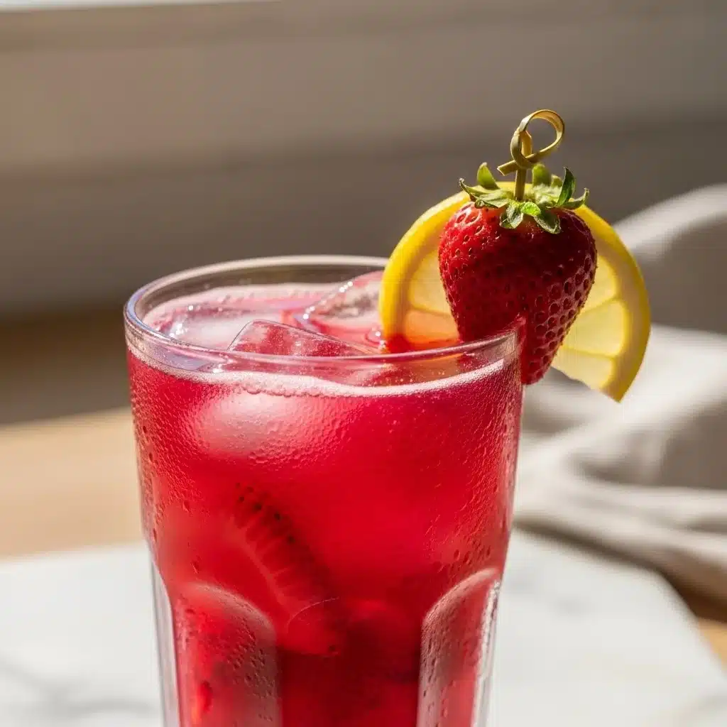 The Best Hibiscus Tea Strawberry-Lemonade Refresher