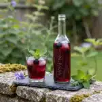 Refreshing Blackberry Sage Lemonade with Elderflower, perfect for hot days.