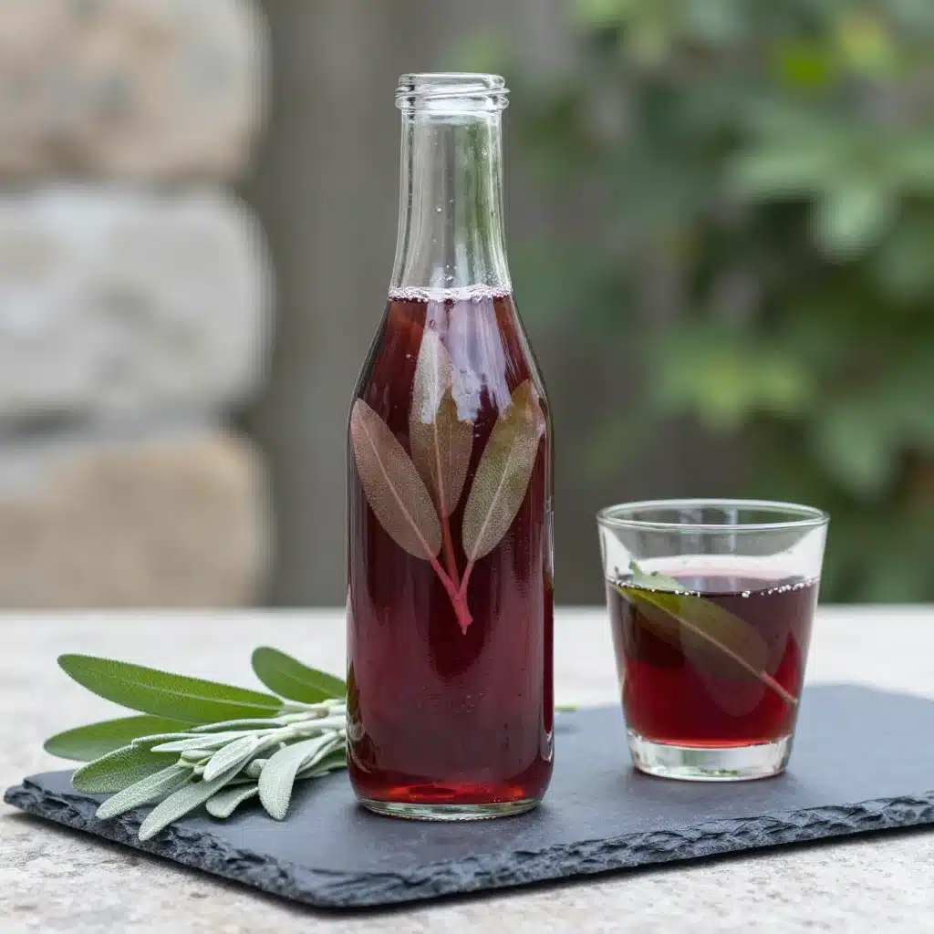 Blackberry Sage Elderflower Lemonade