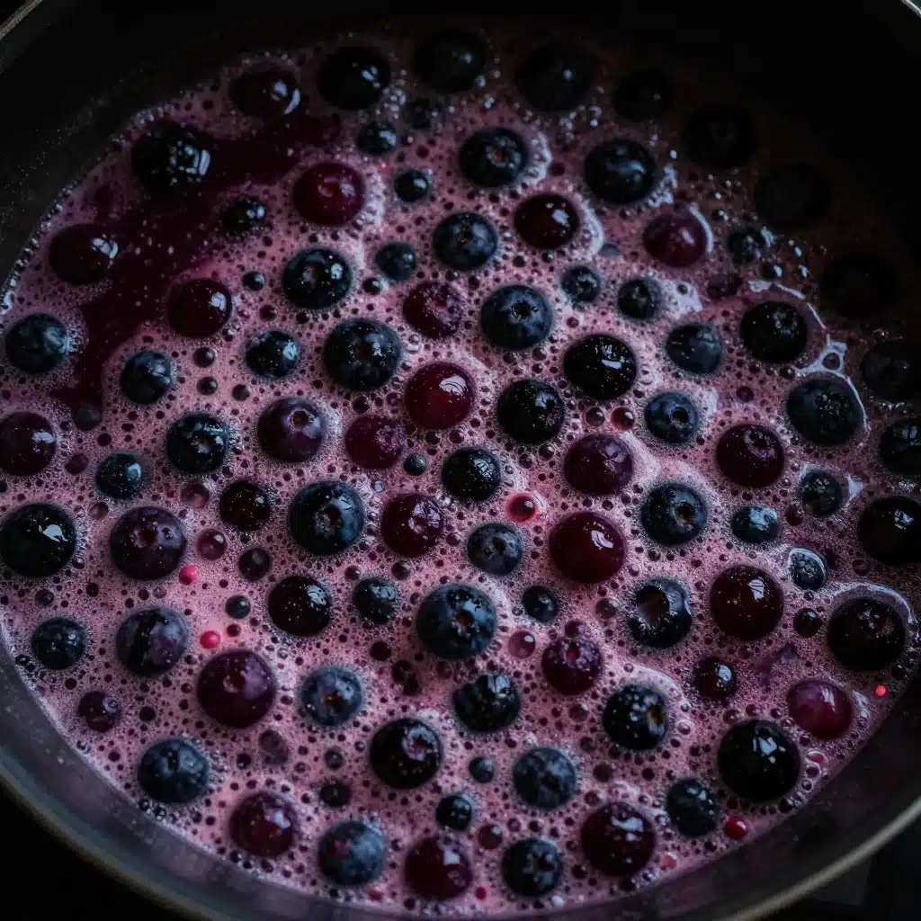 Easy Blueberry Simple Syrup