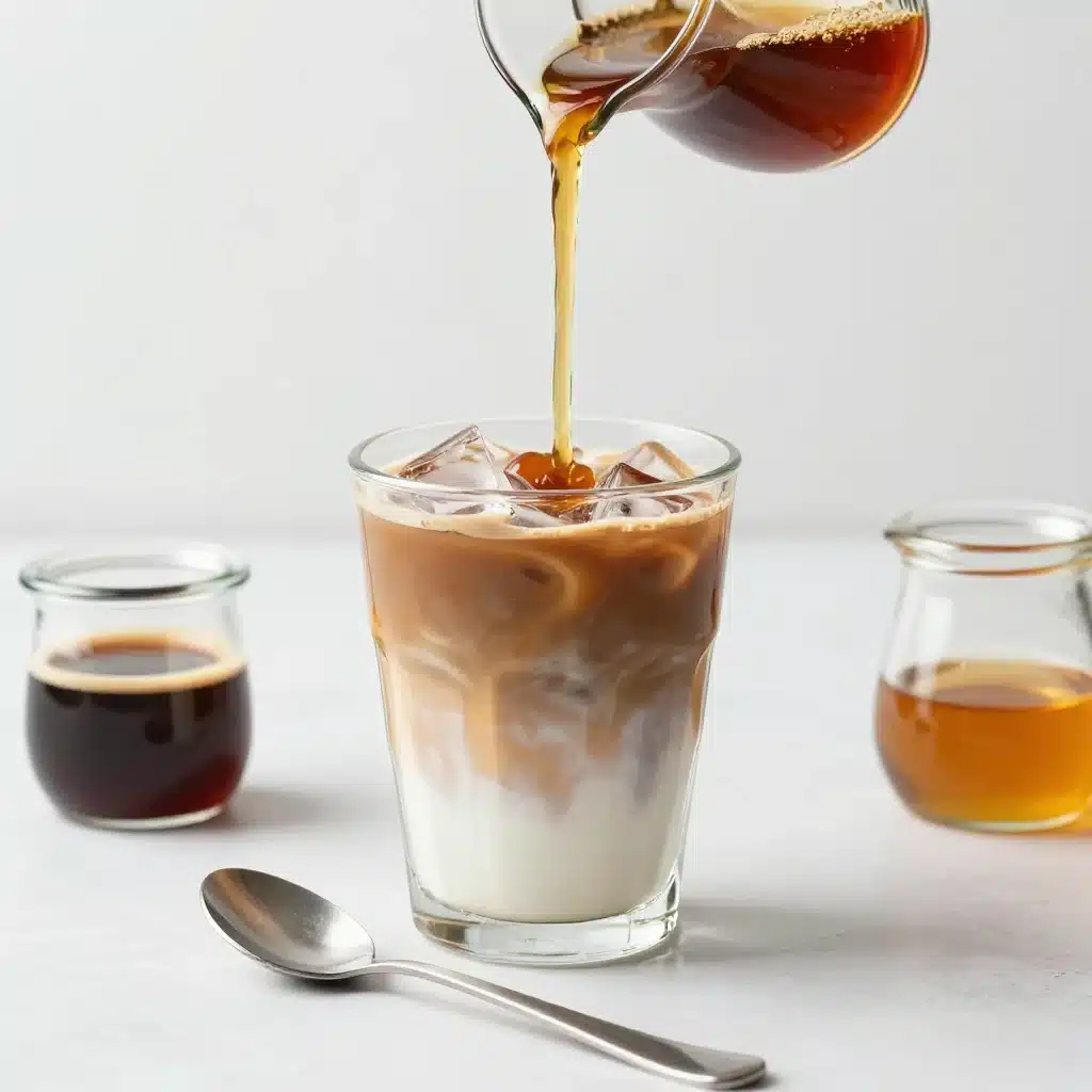 Maple Vanilla Coffee Syrup Glow 5 Bottle of Maple Vanilla Coffee Syrup for flavoring coffee beverages