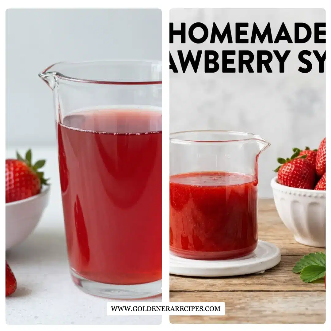 Strawberry Simple Syrup Soft Glow