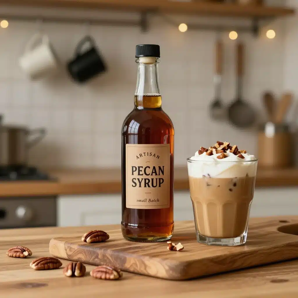 Toasted Pecan Syrup for Coffee and More