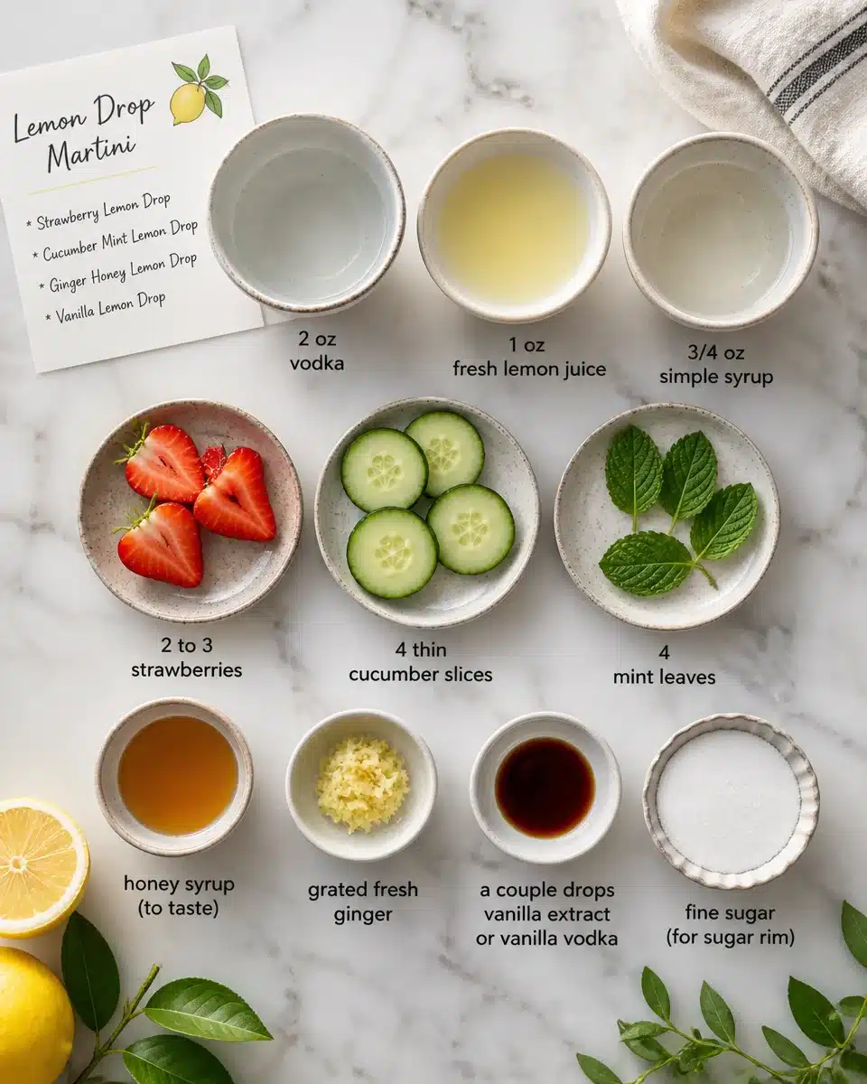 Lemon Drop Martini Recipe