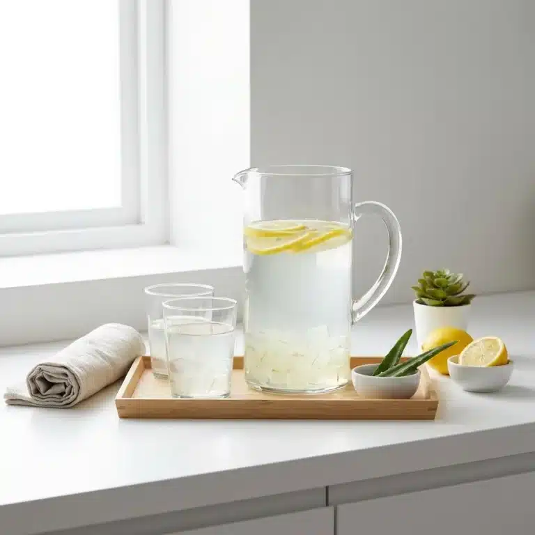 A refreshing Aloe Vera detox drink for enhanced health and vitality