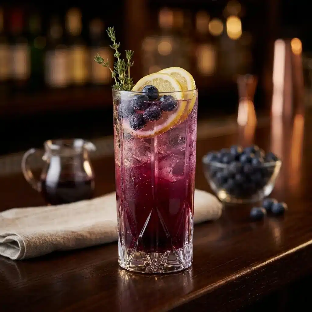 Blueberry Lemonade Mocktail Refreshing 5 Refreshing blueberry lemonade mocktail in a glass with fresh blueberries