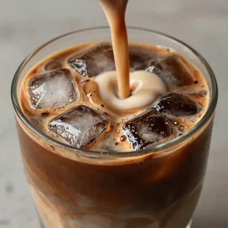Brown Sugar Shaken Espresso drink with elegant presentation and rich flavor.