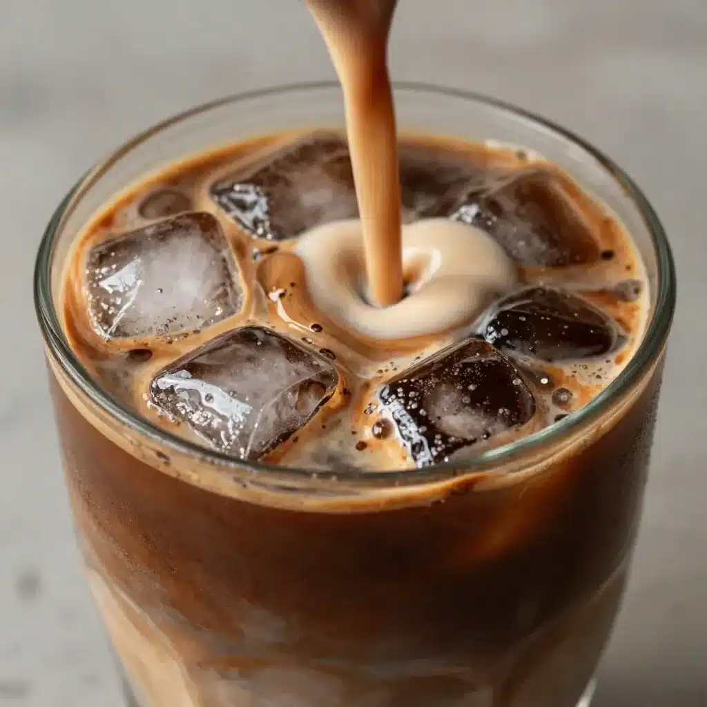 Brown Sugar Shaken Espresso Gracefully 5 Brown Sugar Shaken Espresso drink with elegant presentation and rich flavor.