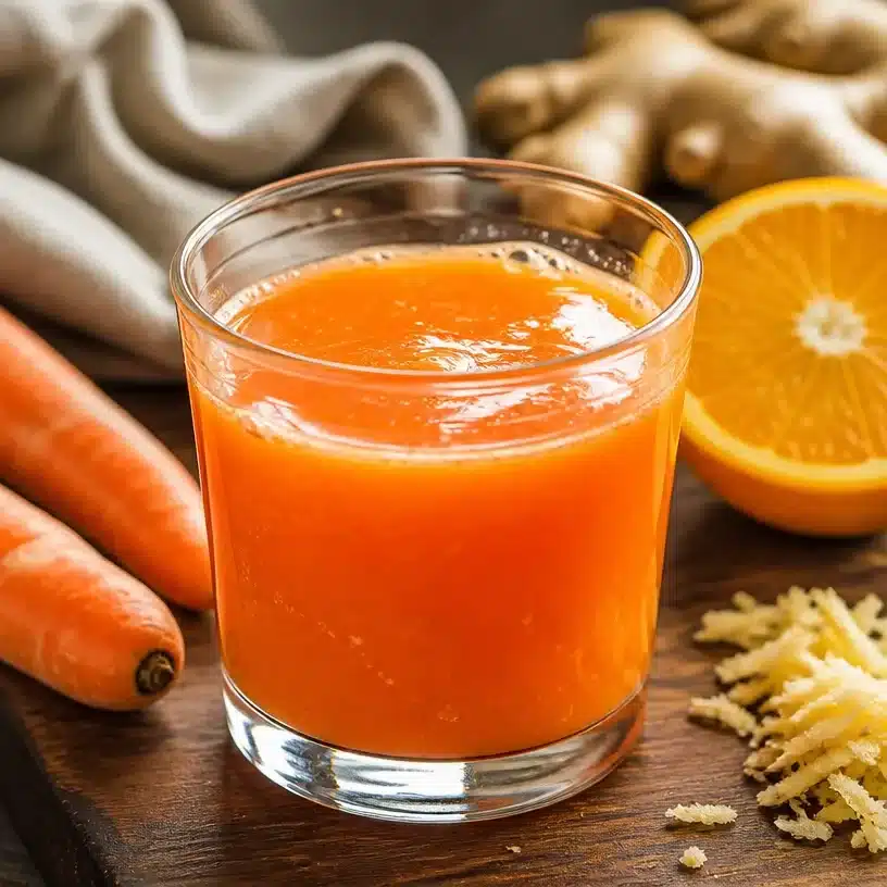 Carrot Ginger Juice Soft Glow