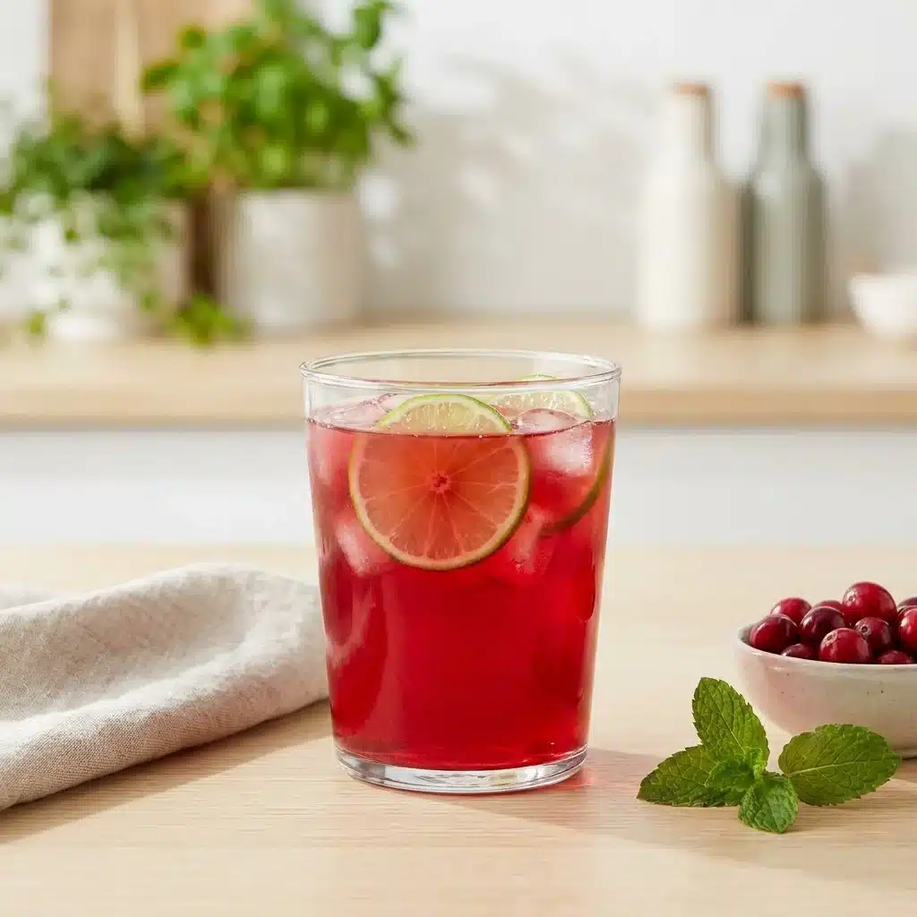 Cranberry ACV Detox Drink Boosts Health