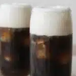 Creamy protein cold foam topping for beverages