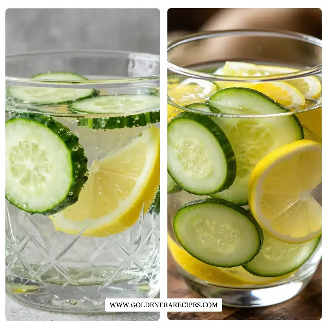 Cucumber Lemon Detox Water Softly