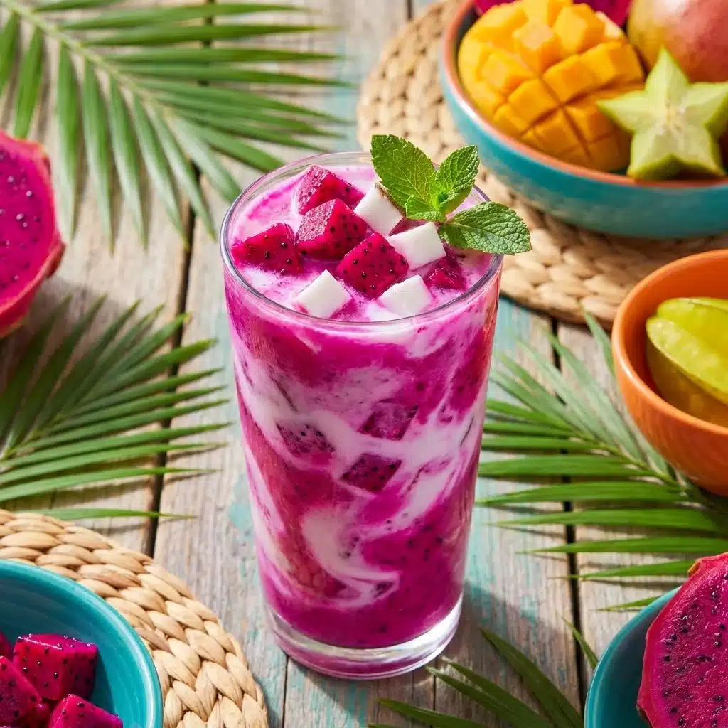 Dragon Drink (Healthy Version) Boosts Hydration 5 Healthy Dragon Drink boosting hydration with vibrant ingredients