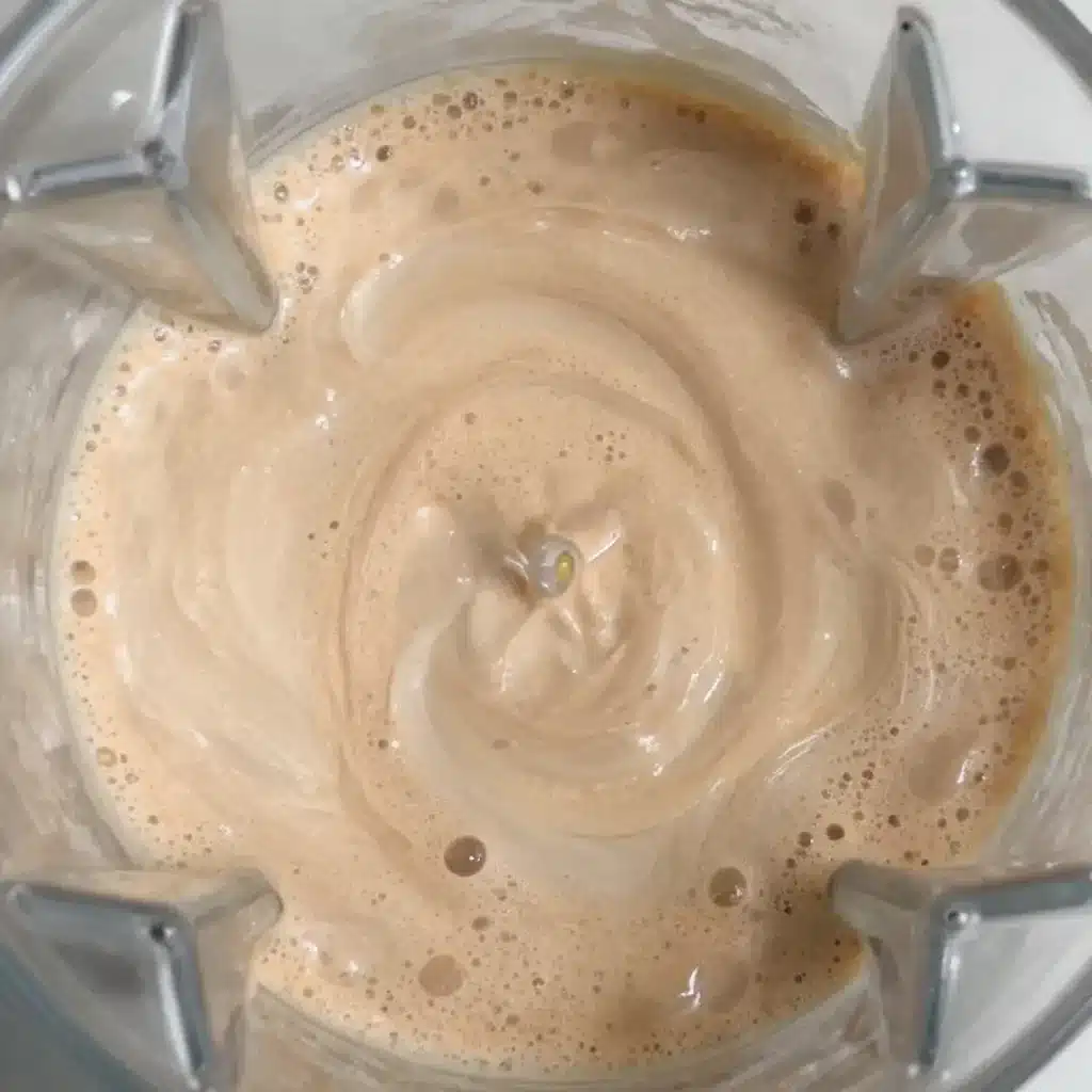 Homemade Mocha Frappuccino with Sea Salt 5 Homemade Mocha Frappuccino topped with sea salt in a glass