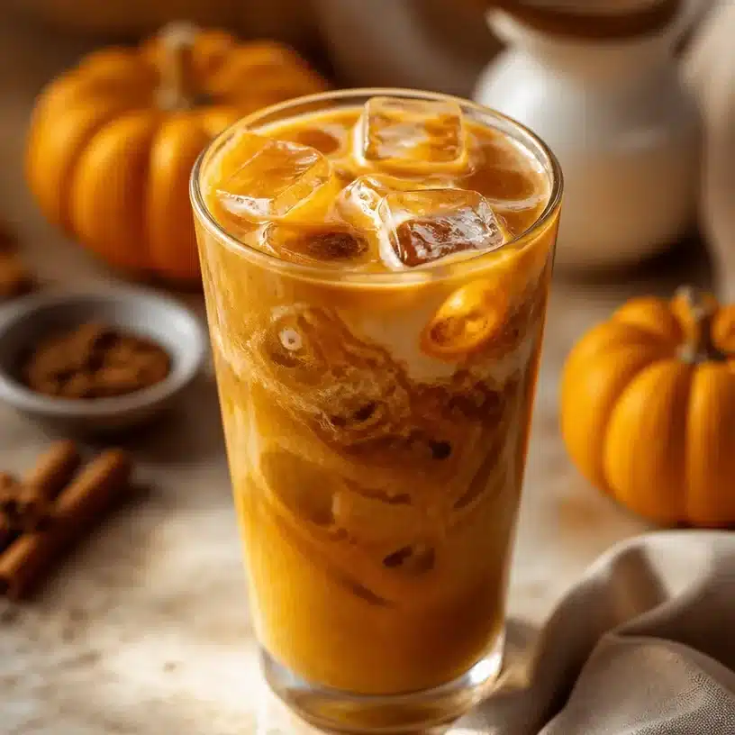 Iced Pumpkin Chai Latte Moments