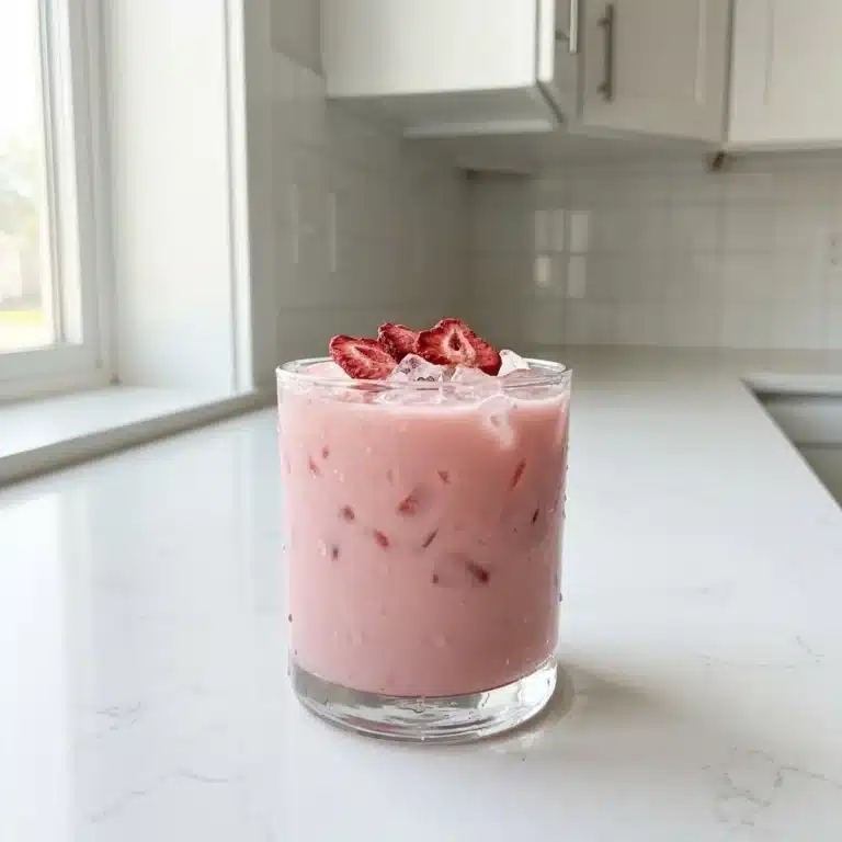 A refreshing, healthy version of Pink Drink with natural ingredients.