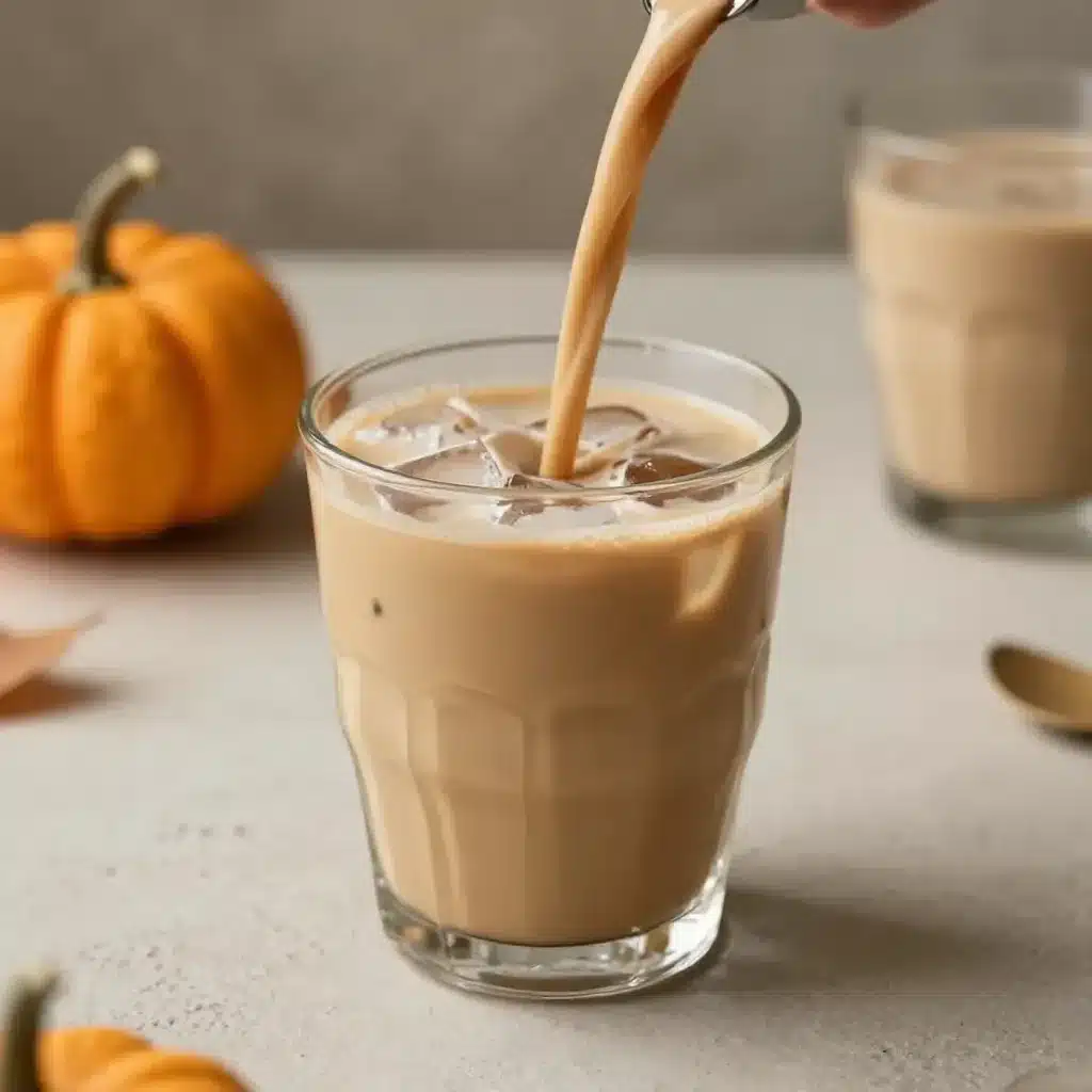 Starbucks Iced Pumpkin Cream Chai Tea Latte