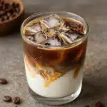 A delicious cup of Vanilla Sweet Cream Cold Brew topped with creamy vanilla foam.