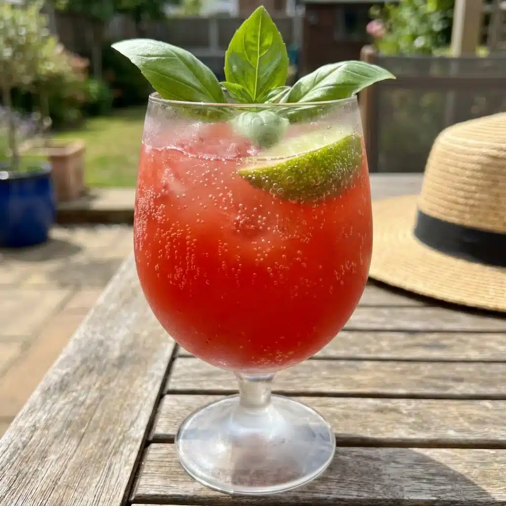 Watermelon Basil Mocktail Refreshing Sip