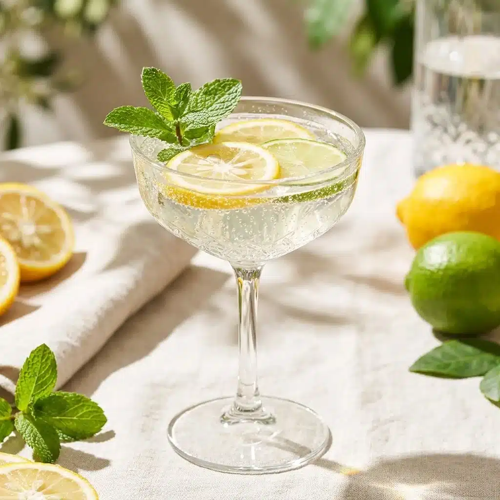Yuzu Lemon Sparkler Refreshes