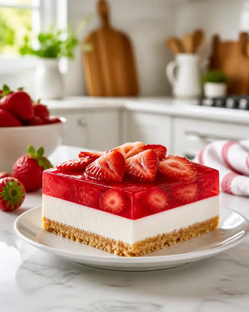 Delicious Pretzel Jello Salad for Your Next Gathering 2 pretzel jello salad