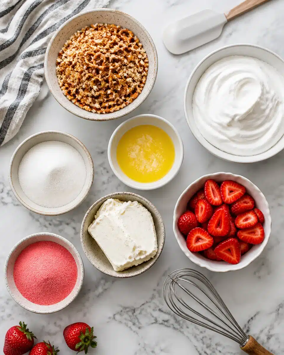 Delicious Pretzel Jello Salad for Your Next Gathering 3 pretzel jello salad