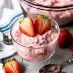 Creamy cottage cheese jello salad with fruity flavors for spring gatherings.