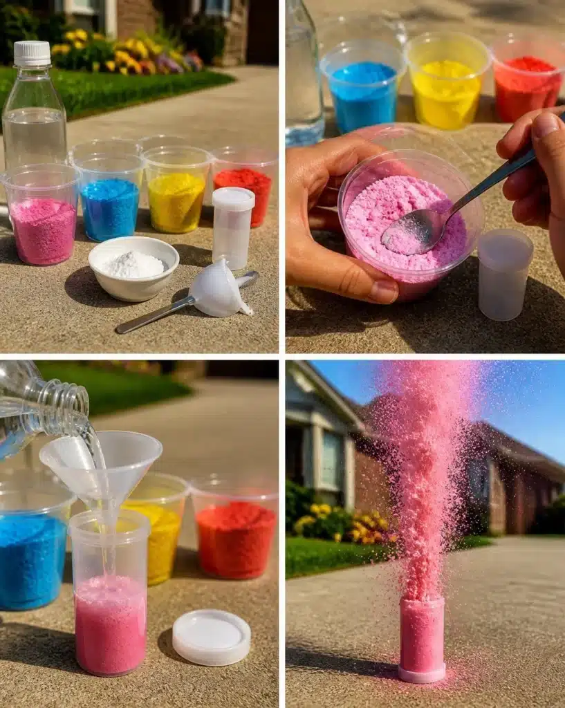 Chalk and Vinegar Pop Rockets