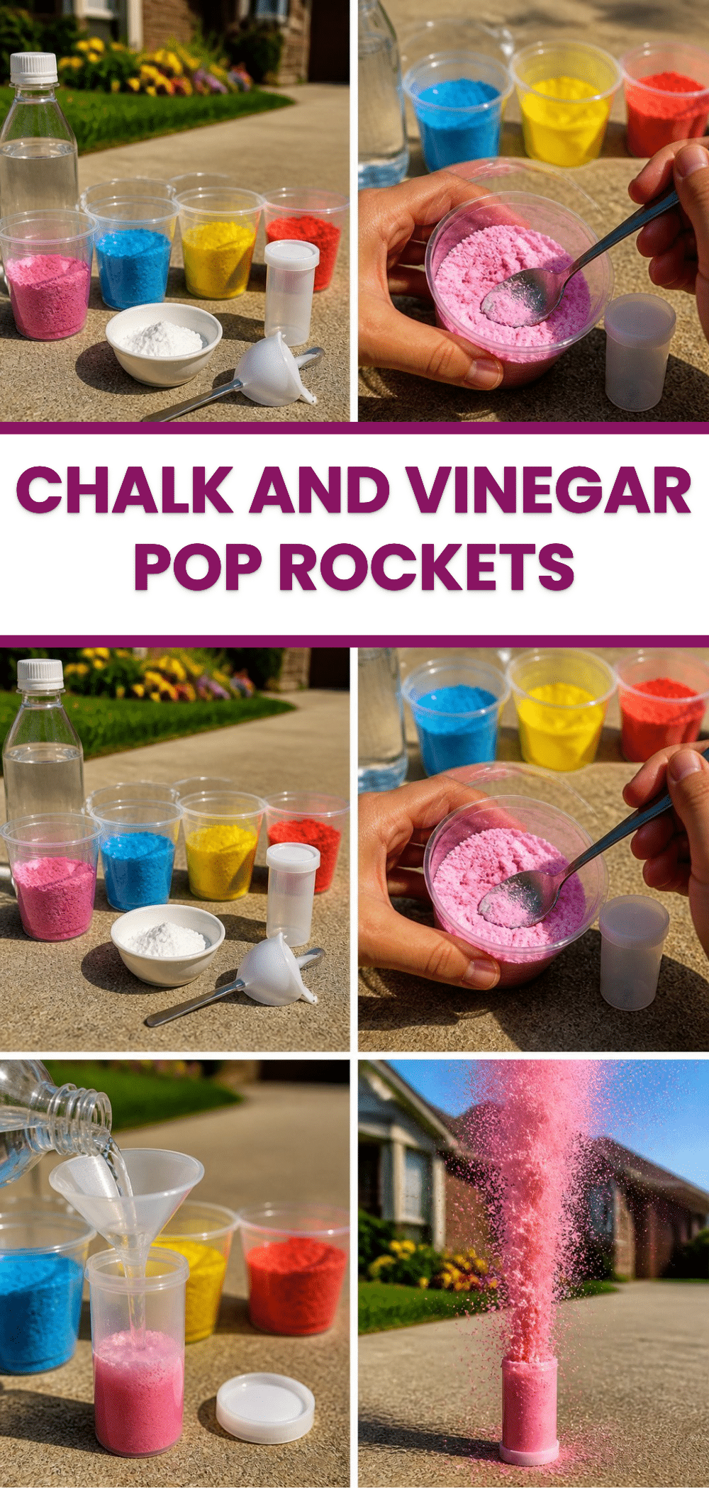 Chalk and Vinegar Pop Rockets 3 Chalk and Vinegar Pop Rockets