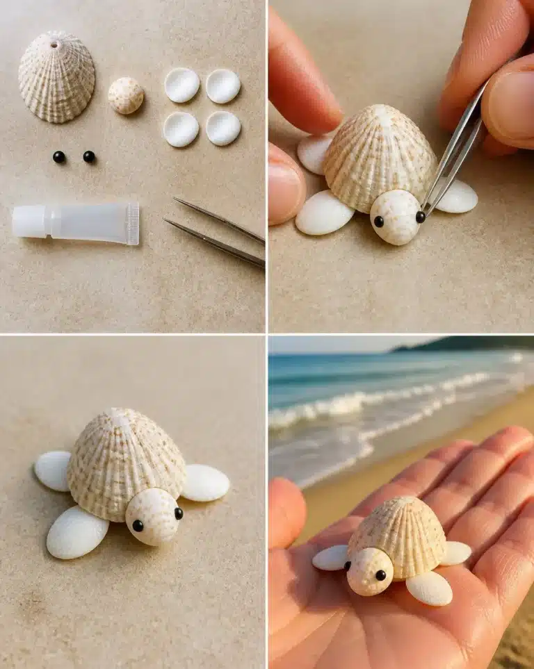 DIY seashell crafts showcasing beautiful beach treasures made from nature's gifts.