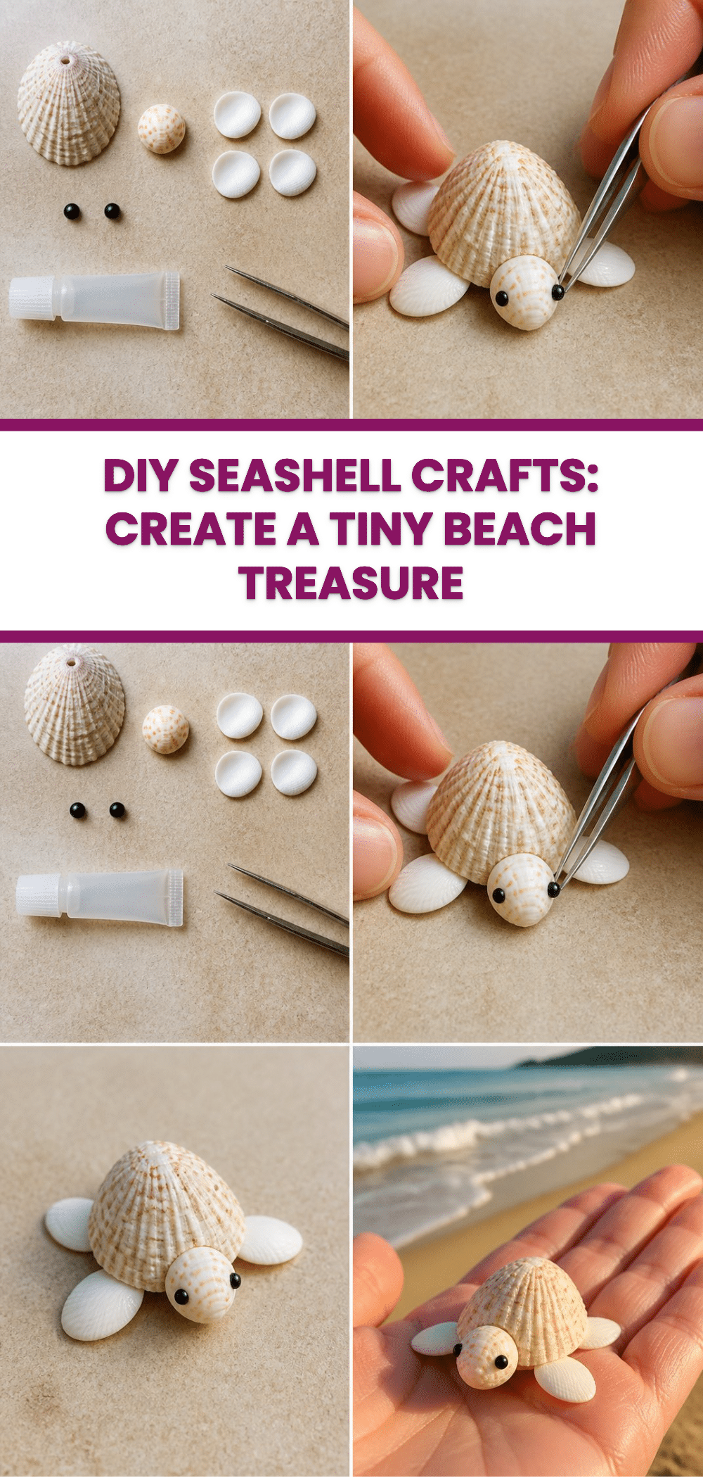 DIY Seashell Crafts: Create a Tiny Beach Treasure 3 DIY Seashell Crafts: Create a Tiny Beach Treasure