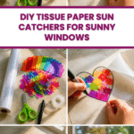 DIY Tissue Paper Sun Catchers for Sunny Windows