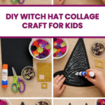 DIY Witch Hat Collage Craft for Kids
