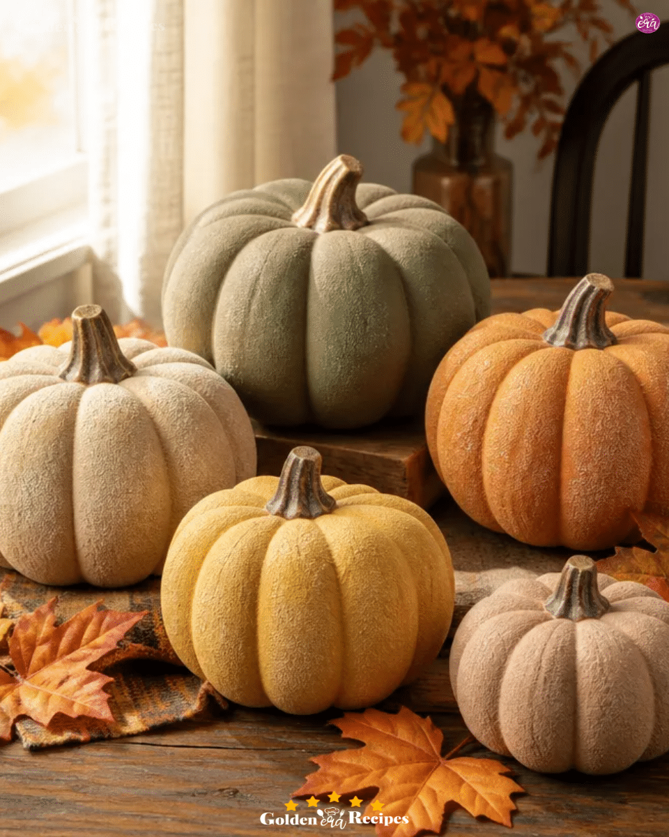 DIY Matte Stone Pumpkin Makeover From Dollar Store Pumpkins