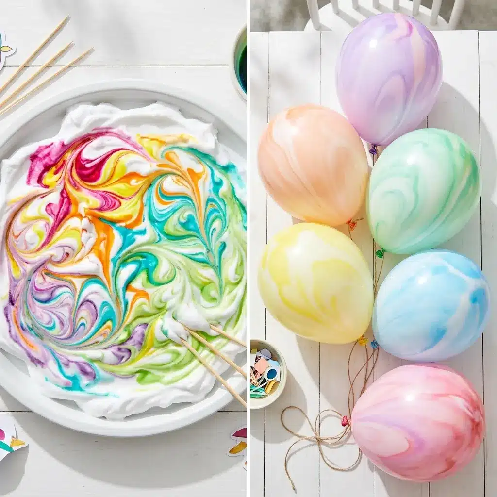 How to Make Rainbow Shaving Cream Art and Marbled Stress Balls 200 How to Make Rainbow Shaving Cream Art and Marbled Stress Balls