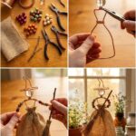 Wire and Bead Vintage Kitchen Witch Suncatcher DIY